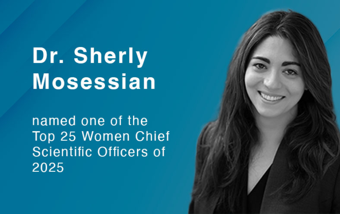 Mosessian Named one of Top 25 Women Chief Scientific Officers in 2025